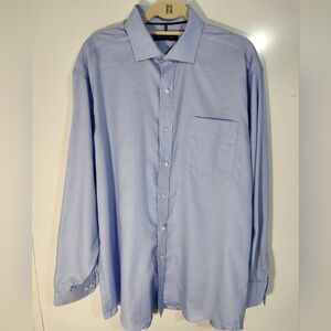 Tommy Hilfiger Men's Light Blue Dress Shirt, Size 16x34